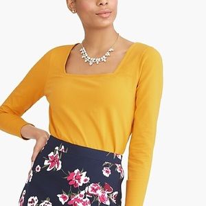 J. Crew Square-neck T-shirt